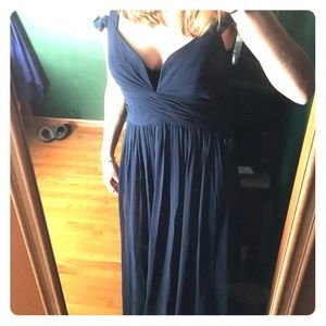 Navy Blue Prom Dress
